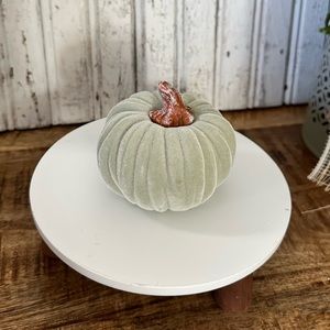 Velvet Fall Halloween Pumpkin